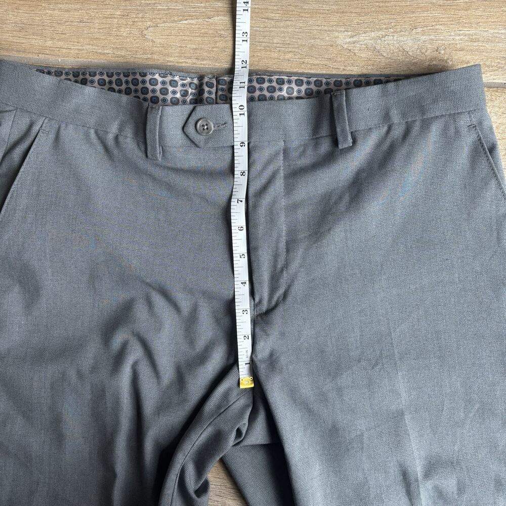 Michael Kors Mens Size 34x30 Dress Pants Gray Classic Fit Performance - Picture 7 of 15
